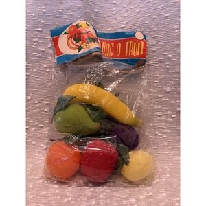 Vintage Bag O Fruits‎ Plastic Unbreakable Open Bag